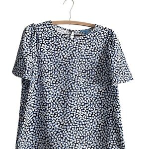 Draper James Geometric Patterned Blouse
